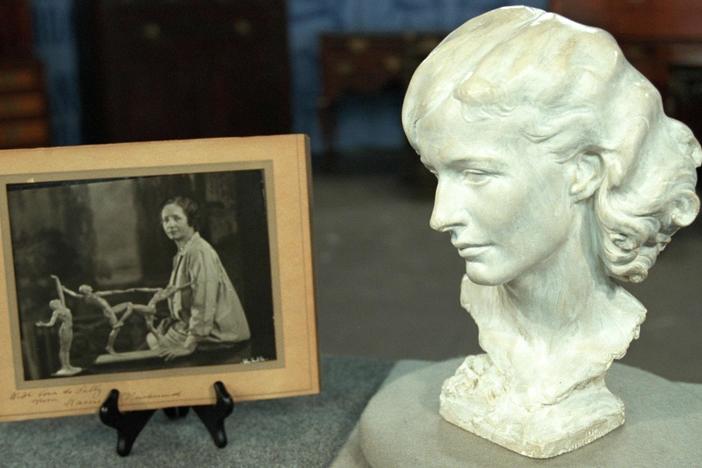 Appraisal: 1930 Harriet Frishmuth Plaster Cast, from Vintage Boston.