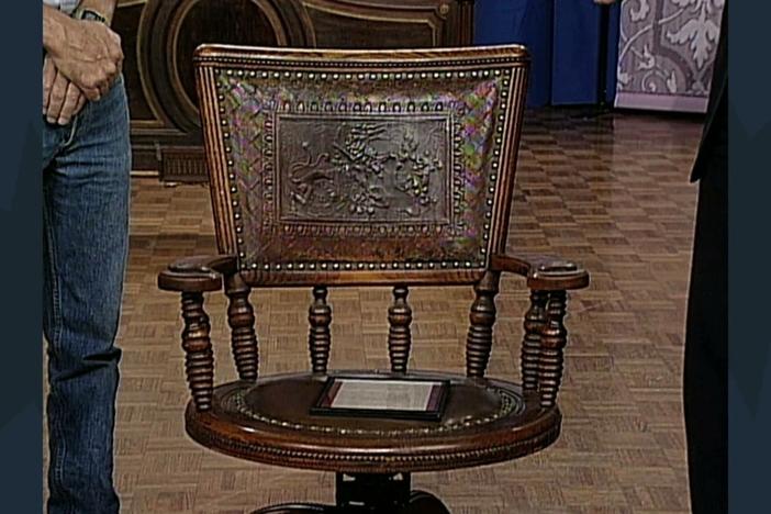 Appraisal: B. Harrison Presidential Rocker, ca. 1890