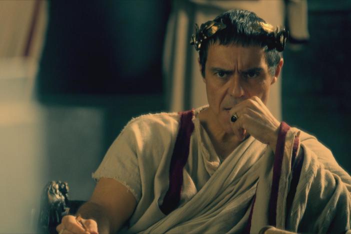 When Caesar fails to stand for a delegation of Senators, it is seen as a symbolic moment.