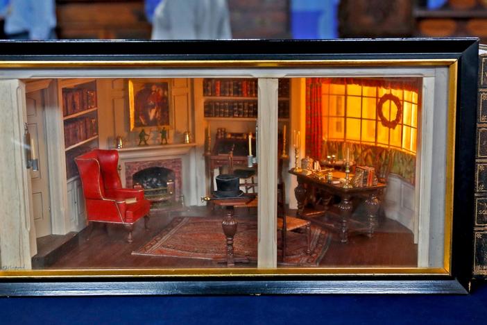 Appraisal: Eugene Kupjack Miniature Room, from Richmond Hour 2.