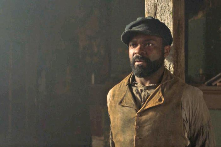 The fight continues on at the barricade, but someone must handle the captive Javert.