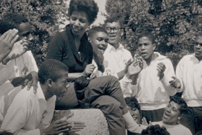 Lorraine Hansberry encourages young writers to represent their community in their work.