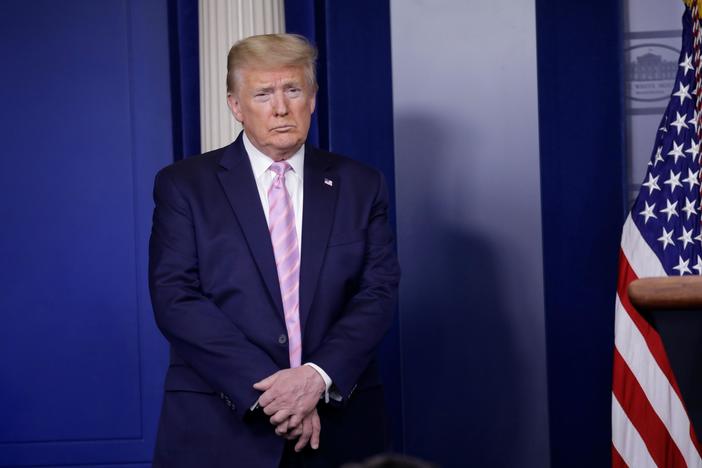 Global death toll tops 100,000 as Trump speaks of reopening the economy