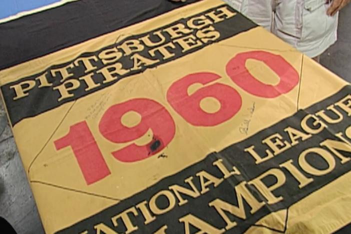Appraisal: 1960 Pirates-signed NL Champions Flag