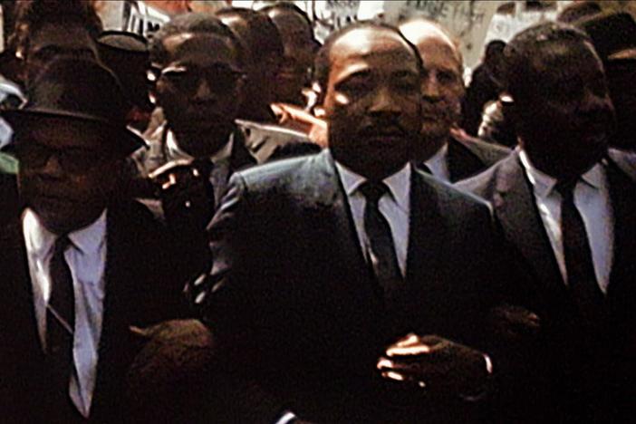 March 1968: Memphis sanitation workers' march in Memphis ends in police violence.