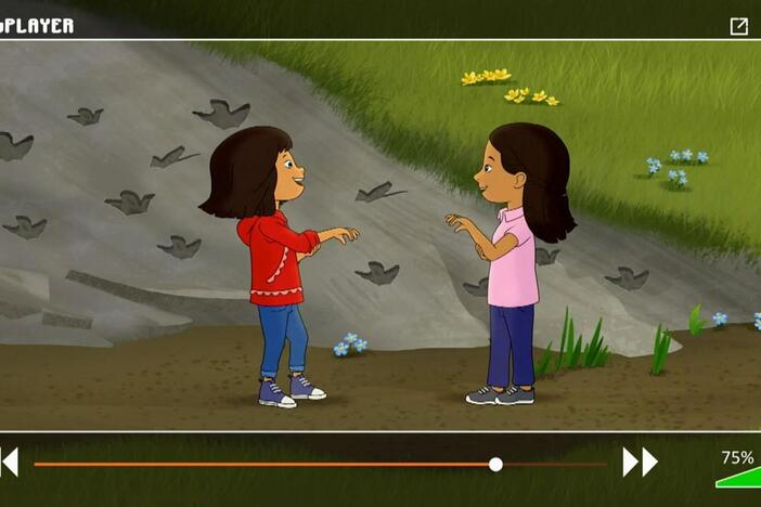 Molly and friends show us how to do the Dino Dance!