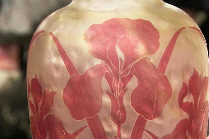 Appraisal: Cristallerie de Pantin Vase, ca. 1895, from Albuquerque, Hour 1.