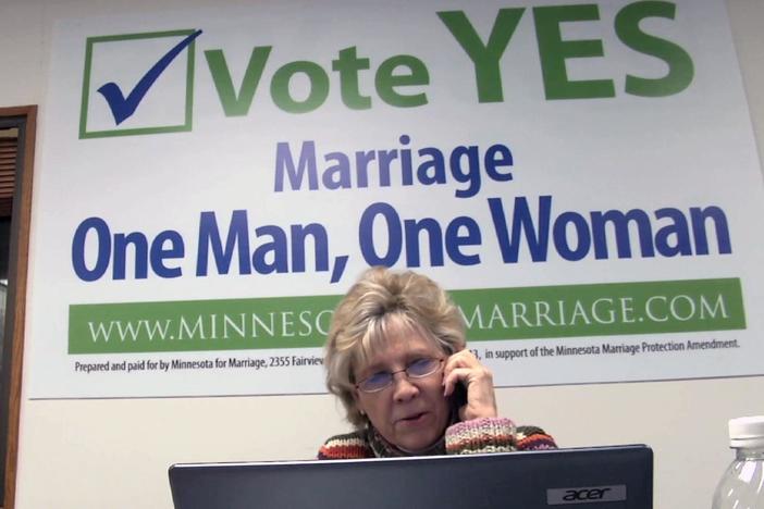 Should the state constitution define marriage as the union of one man and one woman?