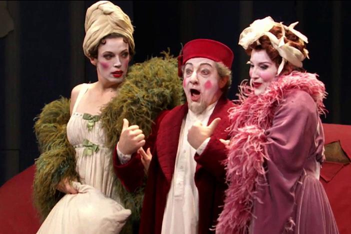 Alessandro Corbelli sings Don Magnifico's aria in the Rossini opera La Cenerentola.