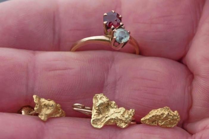 Appraisal: Idaho State Gems & Gold Nuggets, ca. 1905