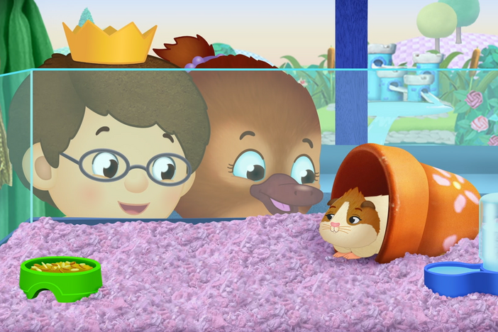 Prince Wednesday and Jodi learn how to take care of a new pet guinea pig!