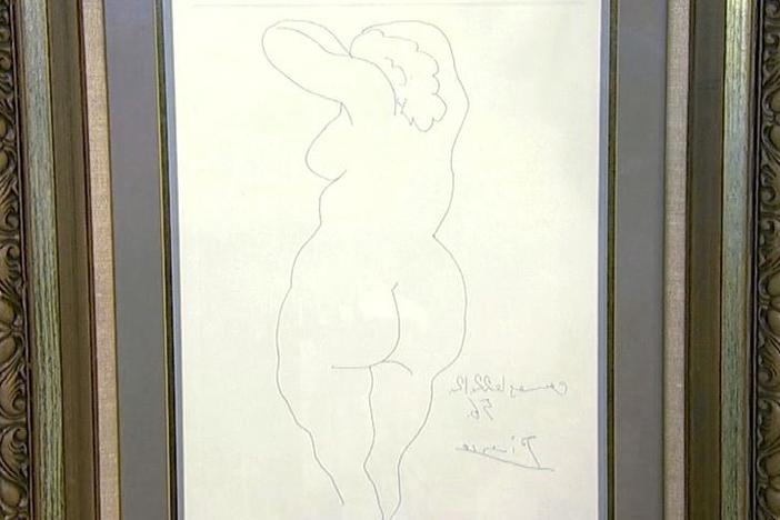 Appraisal: Picasso Etching, ca. 1956, from Rapid City Hour 1.