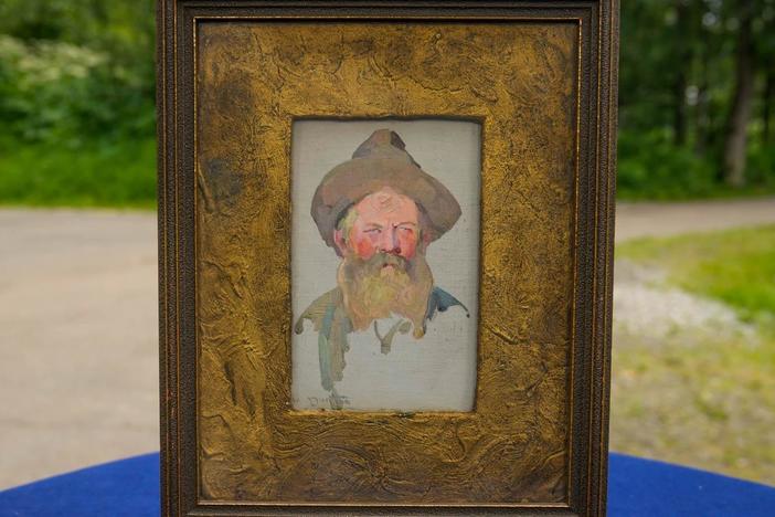 Appraisal: W. Herbert Dunton Portrait Oil, ca. 1925