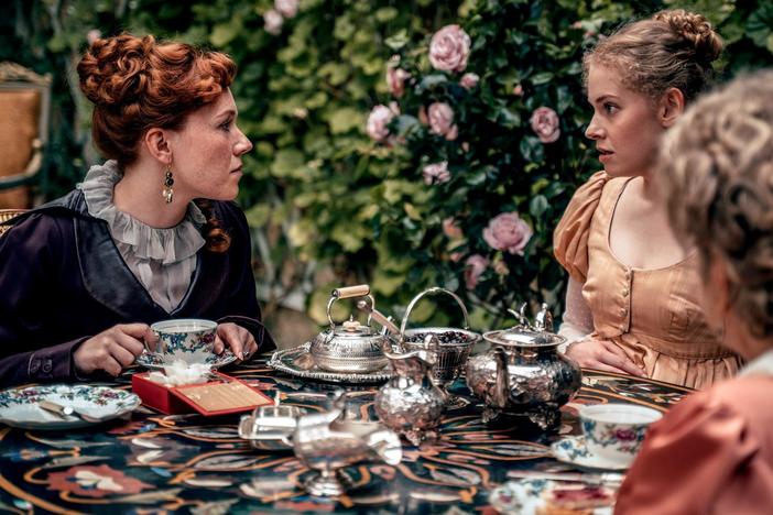Charlotte and Colbourne reach an understanding. She and Colonel Lennox enjoy an encounter.