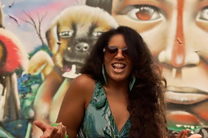 Anaadi and the Raíces Jazz Orchestra perform Jorge Ben's Samba classic "Mas Que Nada."