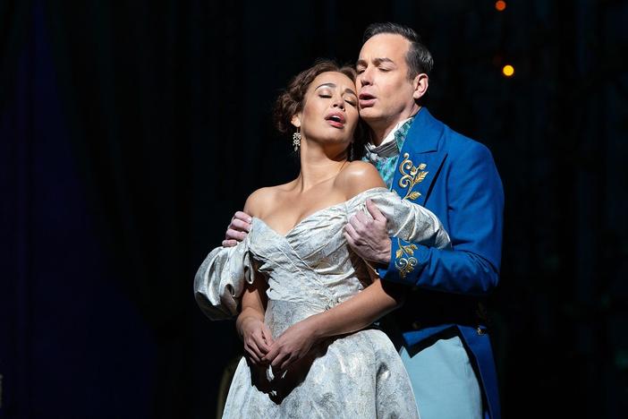 Nadine Sierra stars as the opera’s heroine, the self-sacrificing courtesan Violetta.