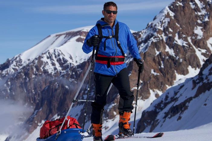 Climb alongside Steve Backshall as he attempts to summit an unclimbed Greenland mountain.