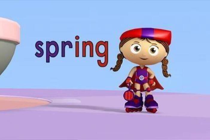 Wonder Red Finds the Word "Spring"