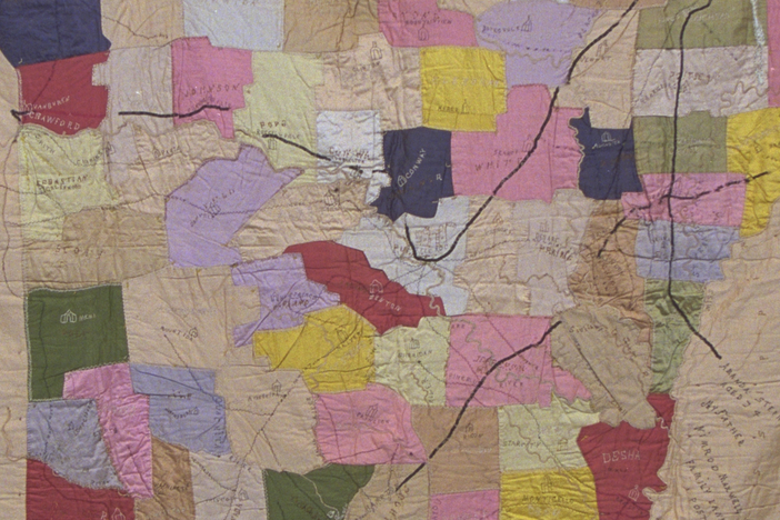 Appraisal: Arkansas Counties Quilt, from Vintage Hot Springs.