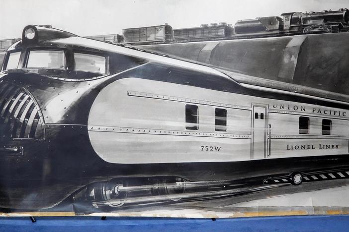 Appraisal: 1936 Lionel Trains Mural Photograph Posters, from Pittsburgh Hour 2