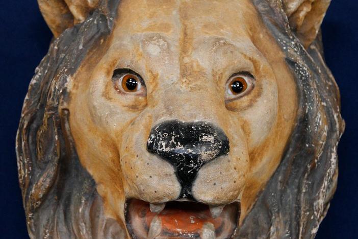 Appraisal: Early 20th C. Circus Lion's Head