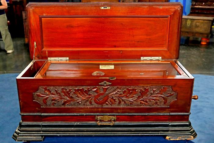 Appraisal: Paillard Music Box, ca. 1880, from Knoxville Hour 1.