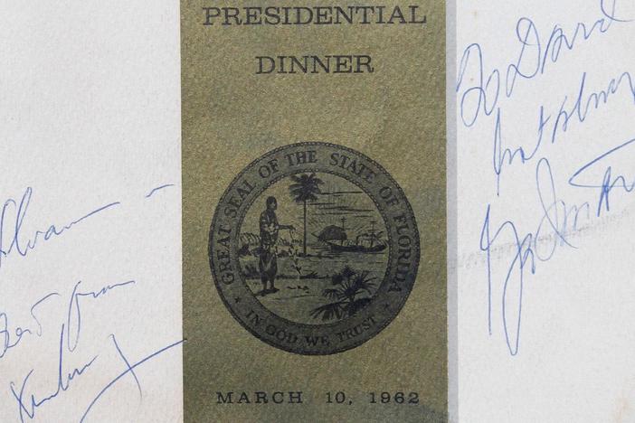 Signed Richard Nixon, Kennedy, and Smathers Documents