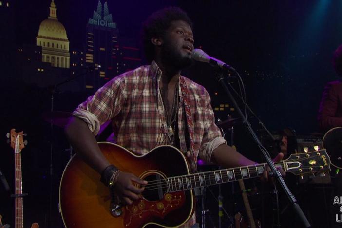 British singer-songwriter Michael Kiwanuka performs.