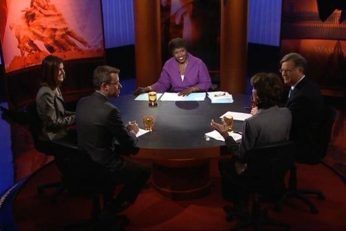 Supreme Court hears healthcare law; politics of health care case; Santorum's outburst.