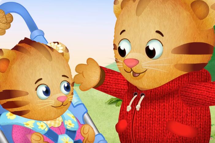 Daniel is having so much fun playing with Margaret, he doesn't want to play with friends. 