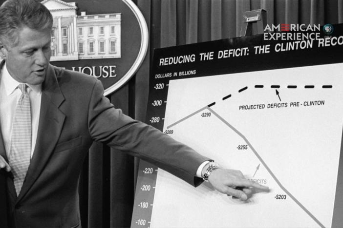 Clinton attempted to take control of the budget from Congress through "triangulation."