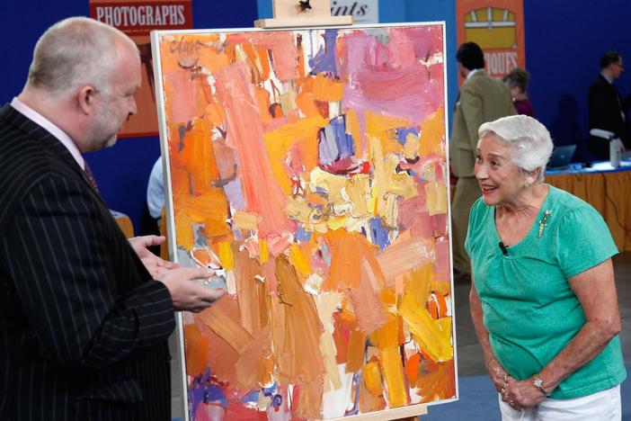 Alasdair Nichol appraises an early abstract painting by portraitist Chuck Close.