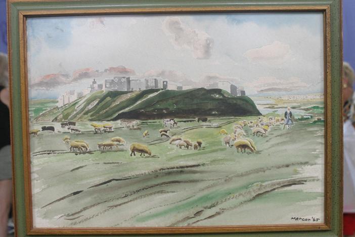 Appraisal: 1965 Johnny Mercer Watercolor Painting, in Vintage Savannah.