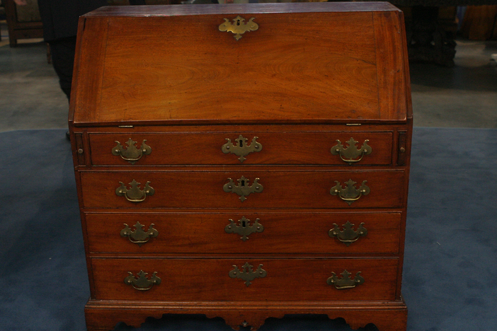 Appraisal: Chippendale Desk, ca. 1770, in Vintage Omaha.
