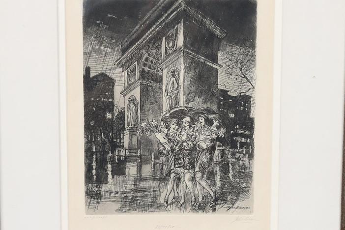 Appraisal: 1922 Edward Hopper & 1926 John Sloan Etchings, from Detroit Hour 3.