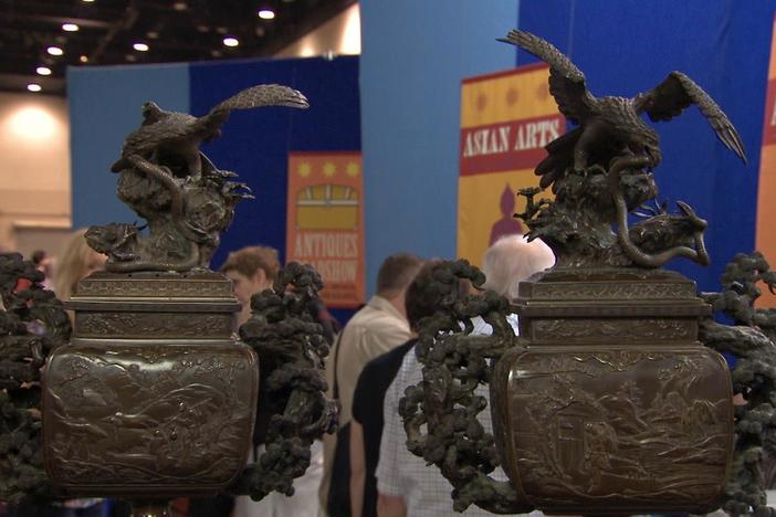 Appraisal: Meiji Period Japanese Incense Burners, from Junk in the Trunk 5, Hour 2.