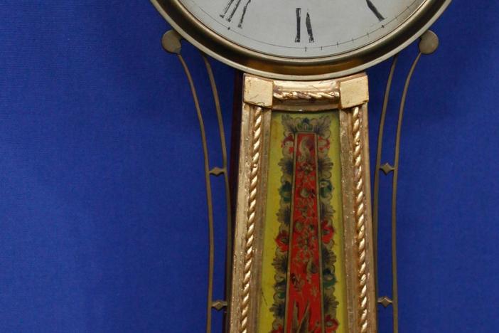 Appraisal: Aaron Willard Jr. Banjo Clock, ca. 1820, from Washington, DC Hour 1
