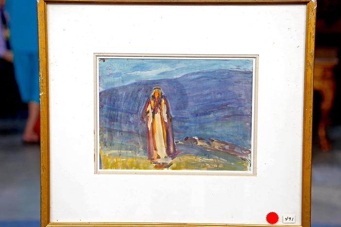 Appraisal: Henry O. Tanner Gouache, ca. 1895, from Richmond Hour 2.