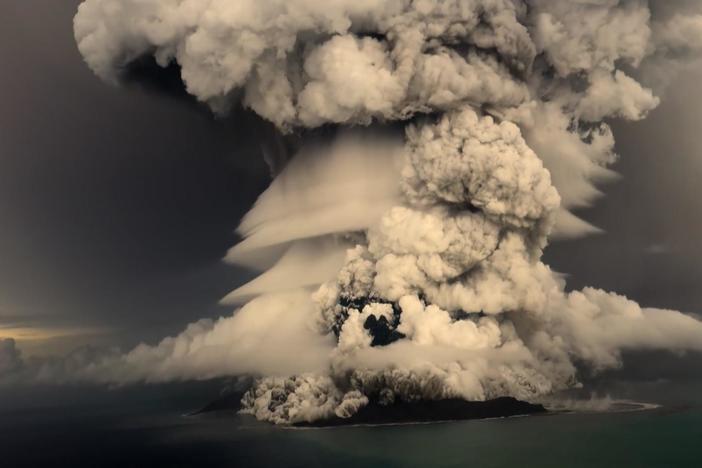 The most explosive event ever recorded on Earth—and the massive tsunami that followed.