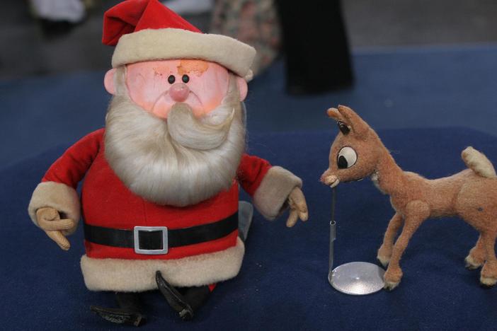 Appraisal: Rudolph & Santa Puppets, ca. 1964