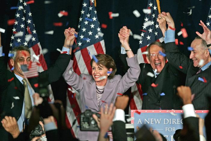 Molly Ball, author of “Pelosi,” a new biography of the speaker of the House, discussed...