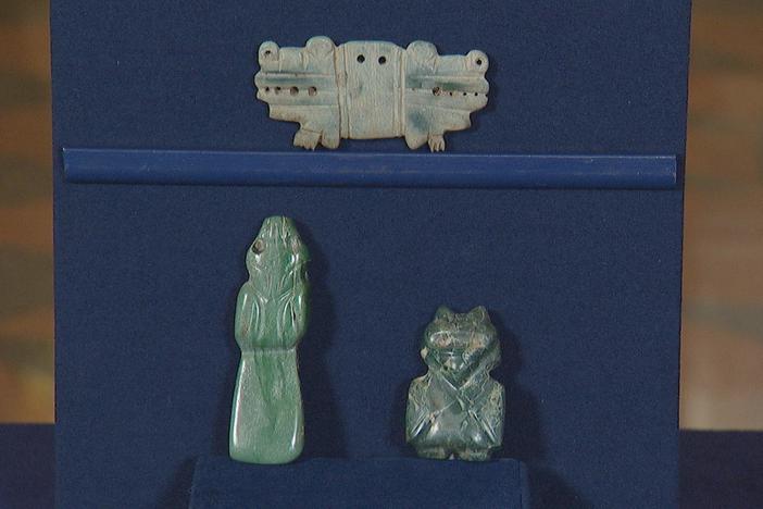 Appraisal: Costa Rican Jadeite Pendants, 300-900