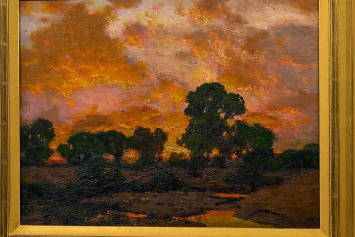 Appraisal: Charles Partridge Adams Oil Painting, ca. 1910