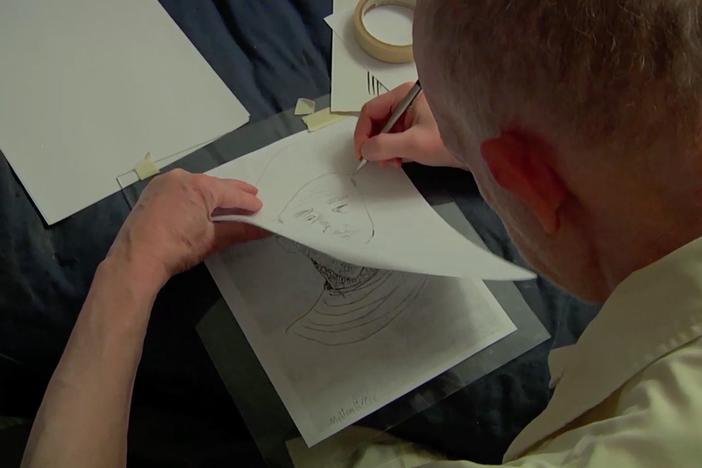 Mark talks about his parents and how he got started forging artwork.