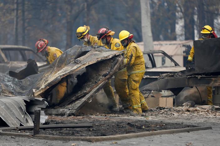 Fire recovery continues across California, as new fire blazes east of LA