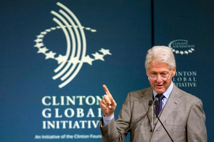 Did the Clintons promise any political favors in exchange for charitable contributions?