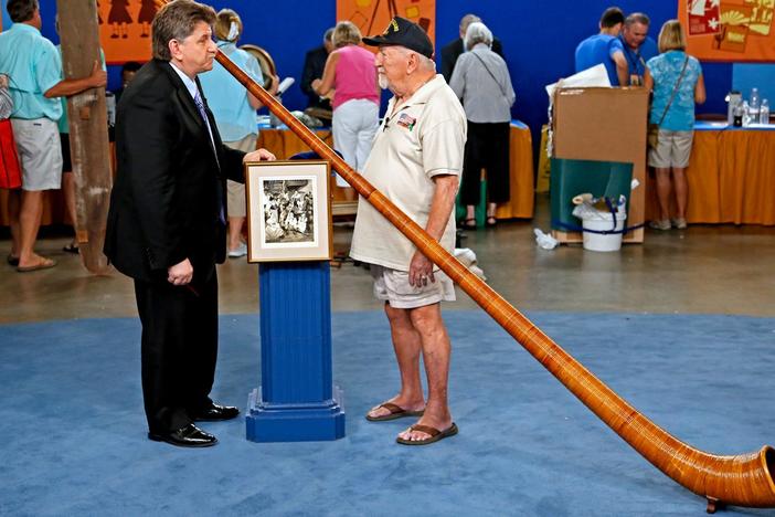 Appraisal: Laurel & Hardy "Swiss Miss" Horn, ca. 1930, from Jacksonville Hour 1.