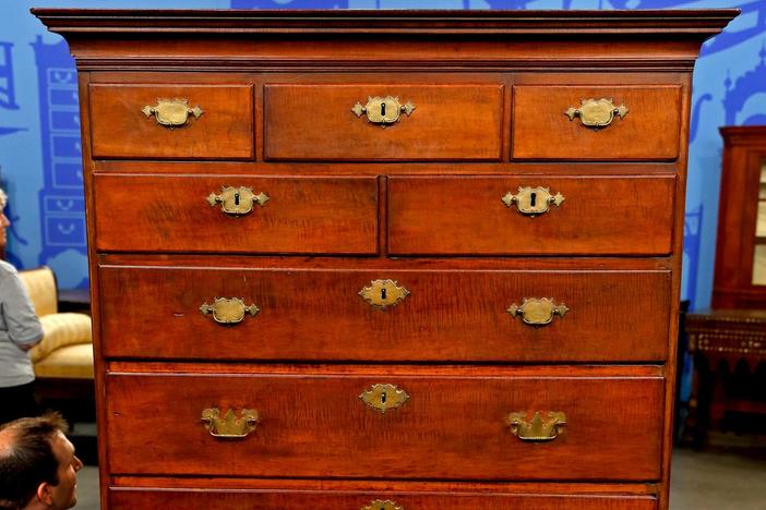 Appraisal: Philadelphia Queen Anne High Chest, from Jacksonville Hour 3.