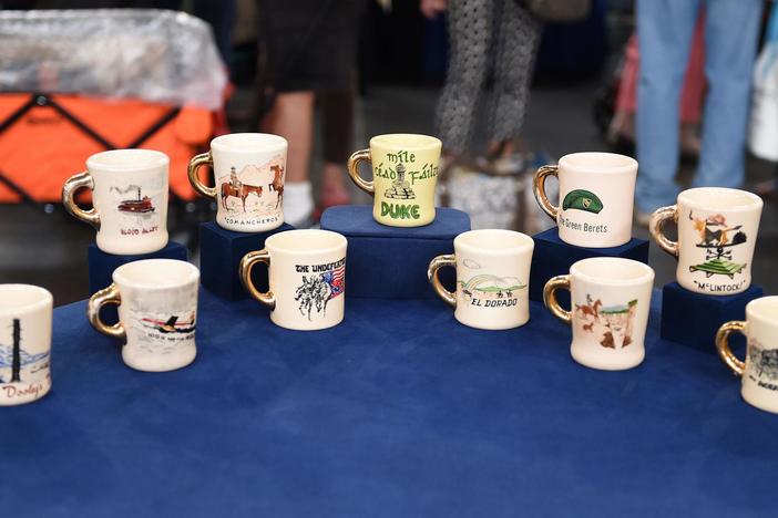 Appraisal: John Wayne Mug Collection, ca. 1960, in Virginia Beach, Hour 1.