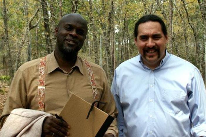Tukufu interviews local historian Paul Ortiz.